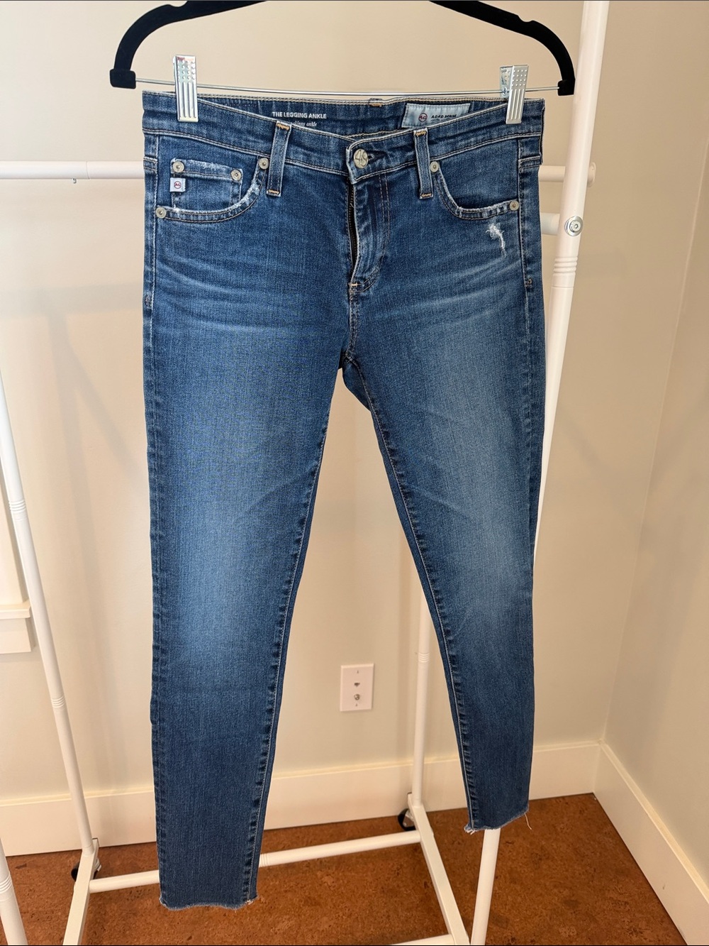 Agolde Skinny Jeans in Faded Blue